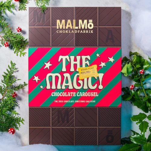 Malmö Chokladfabrik The Magic Chocolate Carousel, sjokoladekalender merket 2026