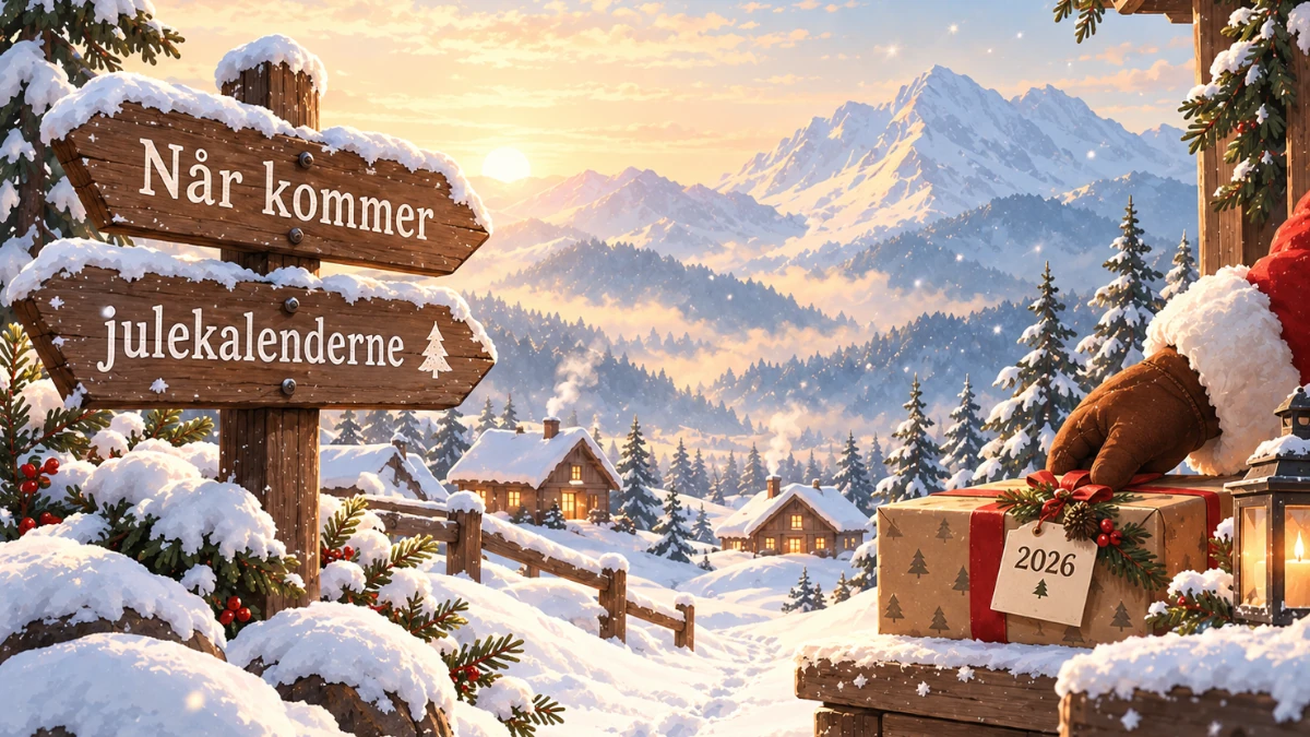 Når kommer julekalenderne?