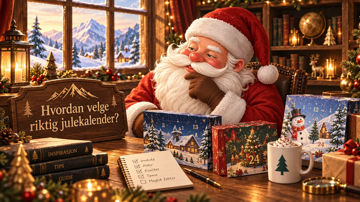 Hvordan velge riktig julekalender?