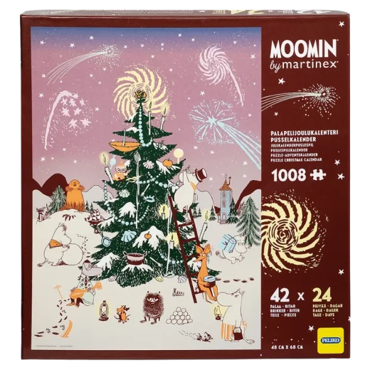 Mummi Puslespilladventskalender 1008 brikker 2026
